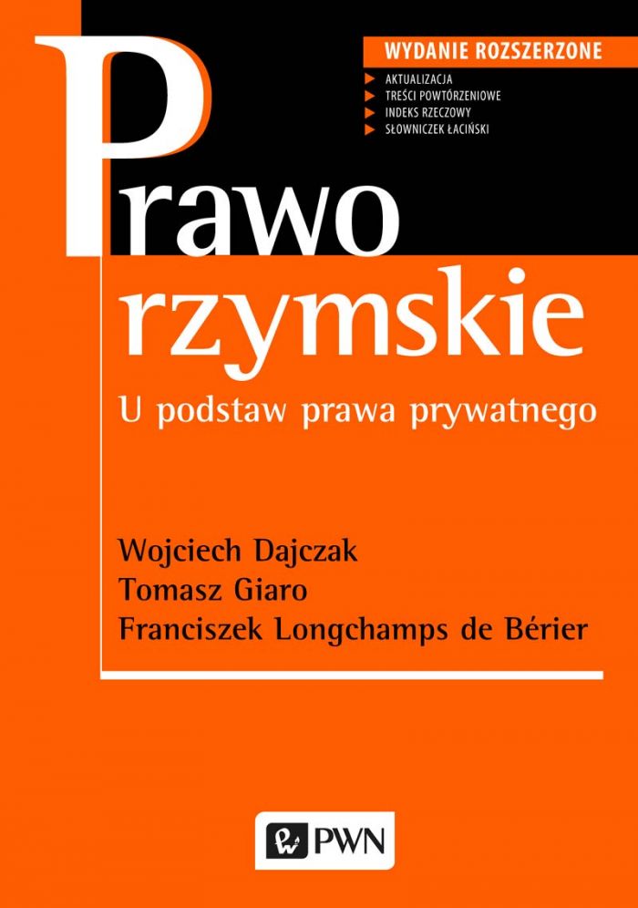 prawo rzymskie okladka